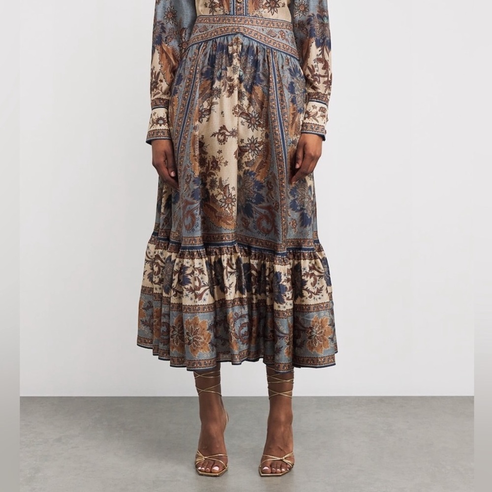 Zimmermann Ascension silk midi skirt - Picture 6 of 10